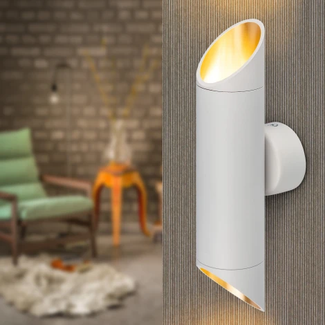 Настенный светильник ЭРА WL52 WH/GD (220V)