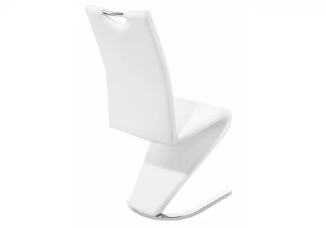 Обеденный стул на металлокаркасе Woodville Barlo белый 1783