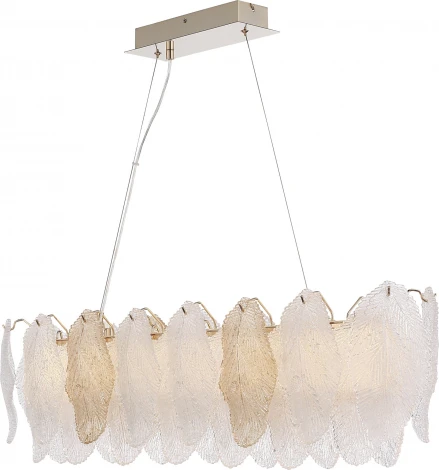 Подвесной светильник ST Luce Lightsome SL6135.233.01 золото/прозрачный, янтарный LED 1*24W 3000K (220V, на тросе)