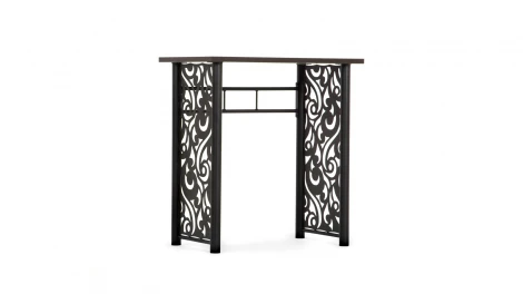 Туалетный столик Пармин черный шагрень Форвард 102282