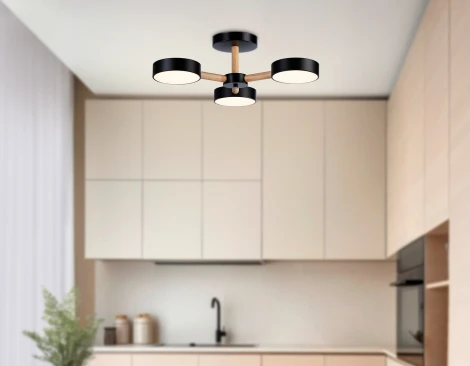 Потолочная люстра на штанге светодиодная с пультом Ambrella Comfort FL4823