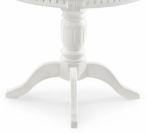 Кухонный стол Долерит Woodville (Массив бука,Шпон/Белый) арт.615223