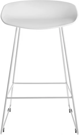Стул Bradex Home полубарный Neo белый с белыми ножками (FR 0955)