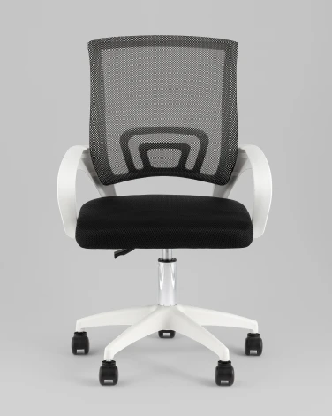 Кресло офисное TopChairs Simple SN черный пластик белый TopChairs УТ000042082