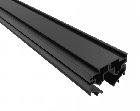 Встраиваемый магнитный шинопровод в натяжной ПВХ потолок 2 м 48V Crystal Lux UX5 CLT 0.136 01 L2000 BL