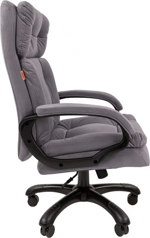 Компьютерное кресло CHAIRMAN 442 ткань (Пластик,Велюр/Серый)