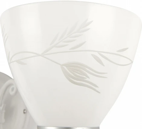 Бра с выключателем Arte Milano AM343659 343659/2W WT+SL (220V)