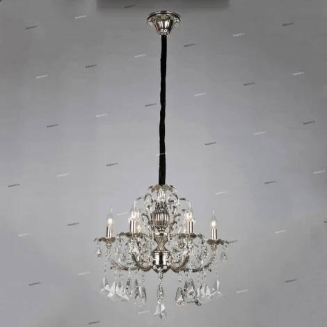 Подвесная люстра Omnilux Grosseto OML-77713-06 (220V, на цепи, подсвечник, свеча)