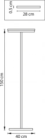 Торшер Lightstar Lodi 723727 (LED, 220V, выключатель, круглые)