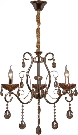 Подвесная люстра Reluce 02315-0.4-03 FGD+GC (220V, подвески, на цепи, подсвечник, свеча)