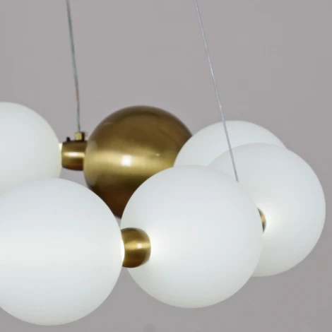 Подвесной светильник светодиодный с управлением смарфоном и пультом с регулировкой цветовой температуры и яркости Reluce 56300-0.4-400 COPPER