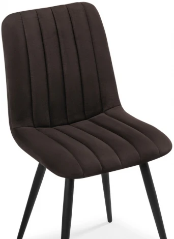Стул Notta на металлокаркасе Дани коричневый / черный 560287