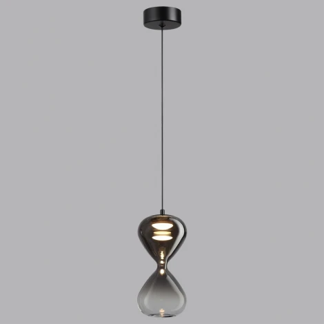 Подвесной светильник Odeon Light Glessi 5092/4LA черный/дымчатый градиент/прозрачн./металл/стекло LED 4W 4000K (220V, на проводе)