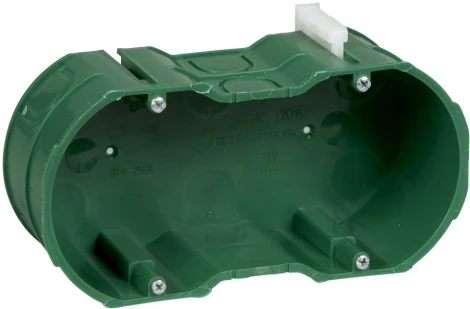 Коробка монтажная (зеленый) IP40 Systeme Electric Glossa KM-252