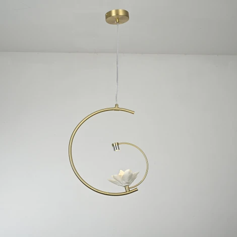 Подвесной светильник Magnolia 1 Flower Imperiumloft Magnolia01 (101770-26) (LED, 220V, на проводе, цветы)