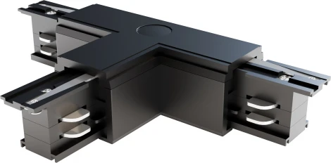 Коннектор Т-образный левый Trinity черный (трехфазный) Maytoni Technical TRA005CT-31B-L (220V)