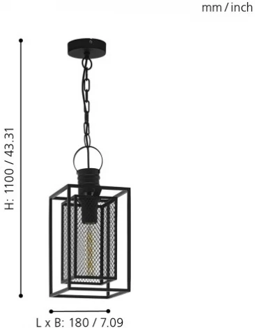 Подвесной светильник Eglo Apeton 43039