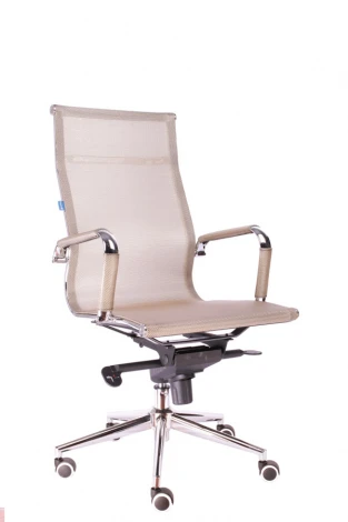 Компьютерное кресло для руководителя Opera M сетка золотой