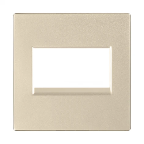 Накладка для двойной розетки Еthernet RJ-45 (шампань) Werkel W1191111 (a050852)