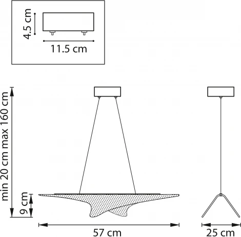 Подвесной светильник Lightstar Varese 731303 (LED, 220V, на проводе)