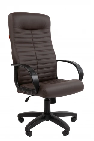 Офисное кресло Chairman 480LT Россия экопремиум коричневый