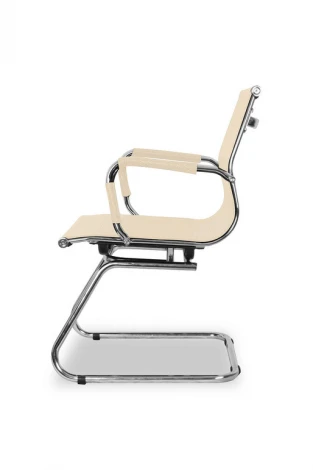 Кресло посетителя бизнес-класса CLG-619 MXH-C Beige