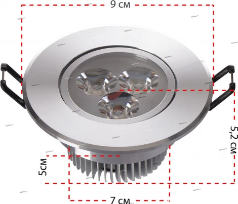 Встраиваемый точечный светильник MW-Light Круз 637012703