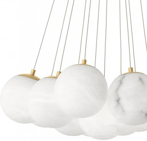 Подвесная люстра Fluorite Unity FL1048-13P (220V, на проводе, шарики)