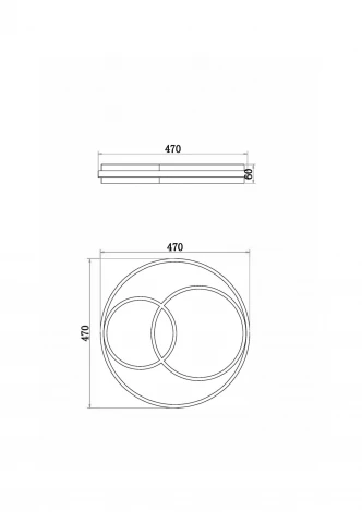 Потолочный светильник светодиодный с пультом Freya Tucene FR10029CL-L70W