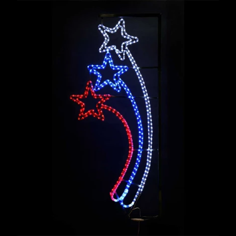 Светодиодная Консоль "Три кометы" 70 x 150 см, Триколор, 220В (IP65)
