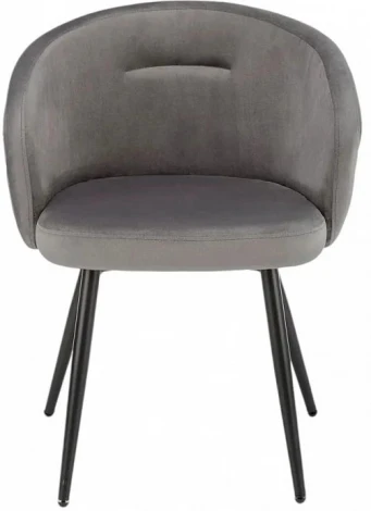 Стул Aurora Luminary Hesby (Металл/Велюр, Серый) арт.HSBI_DC115_grey