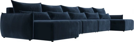 Диван п-образный Лига-051 НПБ МегаЛонг Лига Диванов (Велюр) арт.128679