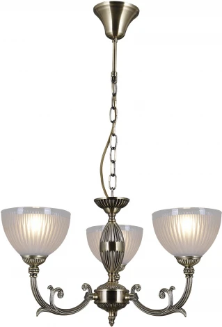 Подвесная люстра ILLUMICO IL9939-3PSQ-24 AB CAPELLA (220V, на цепи)