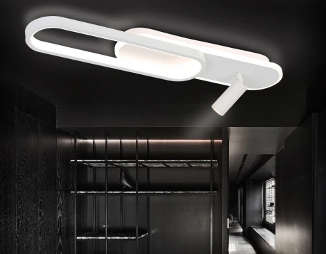 Настенно-потолочный светильник Ambrella COMFORT FL5108 (регулировка яркости, LED, 220V, пульт управления)