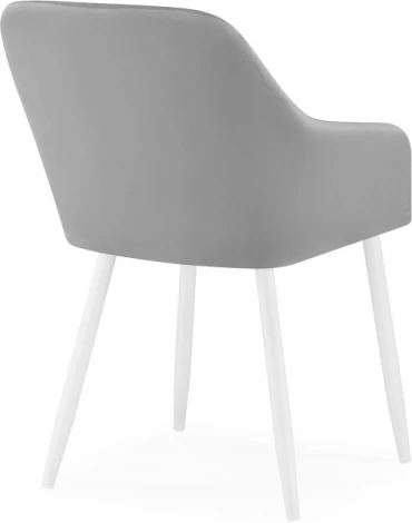 Кресло Стив (Стив светло-серый / белый) Notta арт.570172