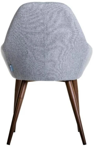 Стул R-Home Kent Сер/Тёмный Орех