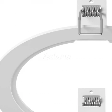 Рамка для одного встраиваемого светильника Lightstar Intero, круг, белый