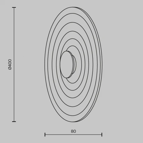 Настенный светильник Maytoni Nami MOD400WL-L5GR3K (LED, 220V, круглые)