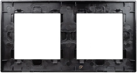 Рамка алюминиевая FRM-PRESTO-ALS-2-BK (Arlight) 043855