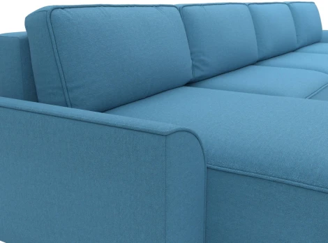 Диван п-образный Лига-048 НПБ лонг Лига Диванов (Рогожка) арт.128342