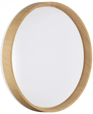 Настенно-потолочный светильник Sonex Gari Wood 7684/DL BASICA SN пластик/кор. под дер. LED 48Вт 4000K D390 IP43 (220V, круглые)