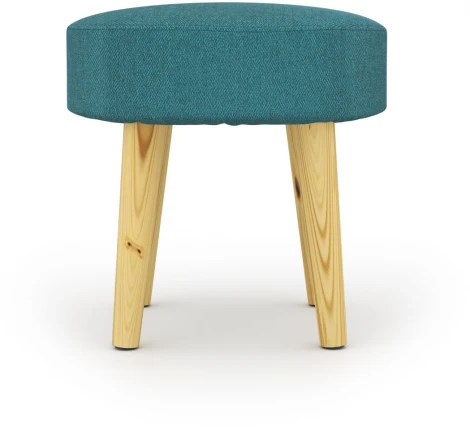 Пуф Arsko Сканди 2 голубая рогожка