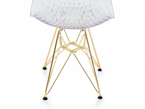 Стул Frank ОГОГО 811749 (прозрачный, золотистый)