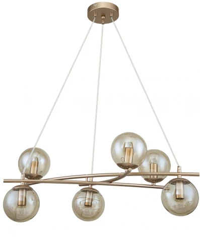 Подвесной светильник Balance 1119/6S E14*40W Gold (220V, на проводе, шарики)