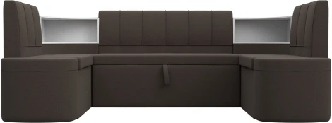 Диван кухонный П-образный Тефида Лига Диванов (Рогожка) арт.125851