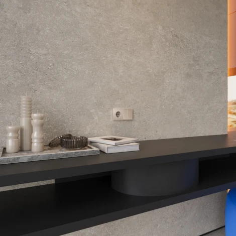 Клавиши для выключателя/переключателя двухклавишного с подсветкой (платина) Voltum S70 Metal VLSM000410