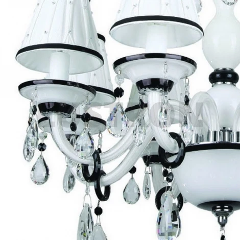 Подвесная люстра IDLamp 487 487/8-white