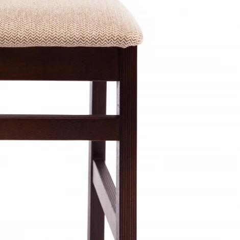 Стул Sweden/Свиден (1шт.в упаковке) Многослойная фанера, 100*41*40, white, ткань бежевая (Ford William 7) Tetchair 19555