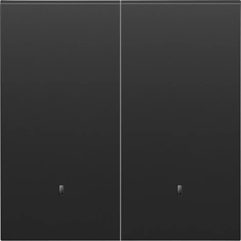 Клавиша 2-я с подсветкой, черный графит Donel S08 DS28557