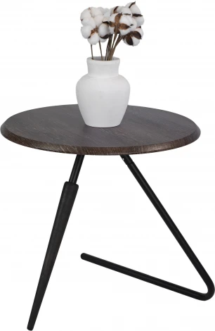 Стол журнальный Дуэт 7Н дуб шоле корич./черный/эбеновое дерево Mebelik арт.009211